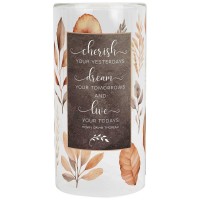 2pk -Candleholder Cherish Your Yesterdays 8in - (Pack of 2)