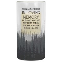 2pk -Candleholder In Loving Memory 8in - (Pack of 2) 2pk -Candleholder In Loving Memory 8in - (Pack of 2)