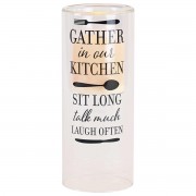 2pk -Candleholder Gather In Our Kitchen 10In - (Pack of 2)
