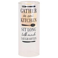 2pk -Candleholder Gather In Our Kitchen 10In - (Pack of 2)