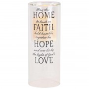 2pk -Candleholder May This Home Be Built 10In - (Pack of 2)