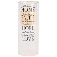 2pk -Candleholder May This Home Be Built 10In - (Pack of 2) 2pk -Candleholder May This Home Be Built 10In - (Pack of 2)