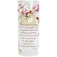 2pk -Candleholder Birds Of A Feather 10in - (Pack of 2)
