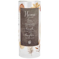 2pk -Candleholder Home Is Where Love 10in - (Pack of 2)