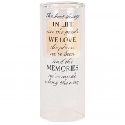 2pk -Candleholder Best Things In Life 10In - (Pack of 2)