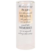 2pk -Candleholder Best Things In Life 10In - (Pack of 2)
