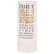 2pk -Candleholder Family Laugh Out Loud 10In - (Pack of 2)