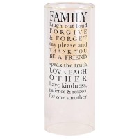 2pk -Candleholder Family Laugh Out Loud 10In - (Pack of 2)