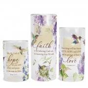 Candleholder Set Faith Hope Love Candleholder Set Faith Hope Love