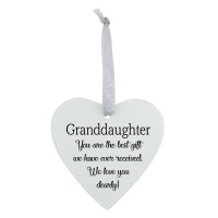 3pk -Glass Ornament Granddaughter, You Are - Pack of 3