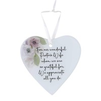 3pk -Glass Ornament Wonderful Pastors Wife - Pack of 3
