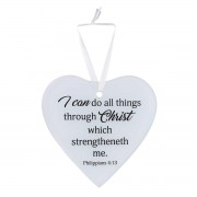 3pk -Glass Ornament I Can Do Phil. 4:13 (KJV) - Pack of 3 3pk -Glass Ornament I Can Do Phil. 4:13 (KJV) - Pack of 3