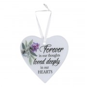 3pk -Glass Ornament Forever In Our Thoughts - Pack of 3 3pk -Glass Ornament Forever In Our Thoughts - Pack of 3