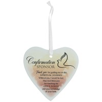 3pk -Glass Ornament Confirmation Sponsor - Pack of 3