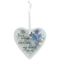 3pk -Glass Ornament Your Wings Were Ready - Pack of 3