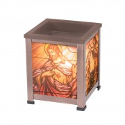 Glass Lantern Warmer Christ Sacred Heart