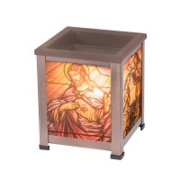 Glass Lantern Warmer Christ Sacred Heart