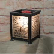 Our Family Rules Lighted Scent Warmer Our Family Rules Lighted Scent Warmer
