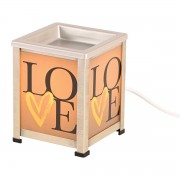Glass Lantern Warmer Love With Heart