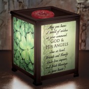 His Angels Lighted Glass Scent Warmer His Angels Lighted Glass Scent Warmer