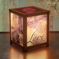 Love You More Lighted Glass Scent Warmer