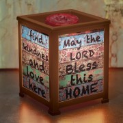 May the Lord Lighted Glass Scent Warmer May the Lord Lighted Glass Scent Warmer