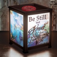 Be Still Lighted Glass Scent Warmer