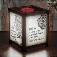 Life is Lighted Glass Scent Warmer