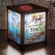 Mom Loved Lighted Glass Scent Warmer