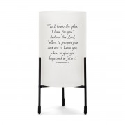 2pk -Hurricane Candleholder I Know Jer. 29:11 - (Pack of 2)