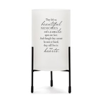 2pk -Hurricane Candleholder Beautiful Memory - (Pack of 2)
