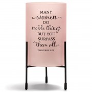 2pk -Hurricane Candleholder Women Prov.31:29 - (Pack of 2)