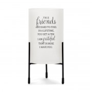 2pk -Hurricane Candleholder True Friends Are - (Pack of 2)