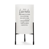 2pk -Hurricane Candleholder True Friends Are - (Pack of 2)