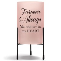 2pk -Hurricane Candleholder Forever & Always - (Pack of 2)