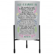 2pk -Hurricane Candleholder Serenity Prayer - (Pack of 2)