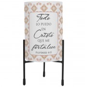 2pk -Hurricane Candleholder Todo Lo Puedo En - (Pack of 2)