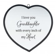 2pk -Heart Mirror Love You Granddaughter Sm - (Pack of 2) 2pk -Heart Mirror Love You Granddaughter Sm - (Pack of 2)