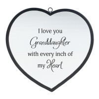 2pk -Heart Mirror Love You Granddaughter Sm - (Pack of 2)