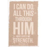 24pk -Itty Bitty Blessings I CAN DO ALL PHIL 4:13 PAPER 2X3 - (Pack of 24)