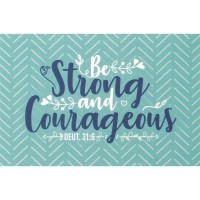 24pk -Itty Bitty Blessings COURAGE PAPER 2X3 - (Pack of 24)