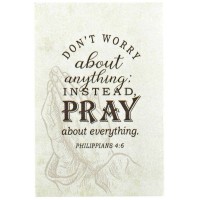 24pk -Itty Bitty Blessings DON'T WORRY PRAY PAPER 2X3 - (Pack of 24)
