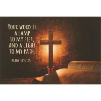 24pk -Itty Bitty Blessings YOUR WORD IS A LAMP TO MY PAPER 2X3 - (Pack of 24) 24pk -Itty Bitty Blessings YOUR WORD IS A LAMP TO MY PAPER 2X3 - (Pack of 24)