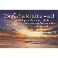 24pk -Bookmark For God So Loved John 3:16 3x2 - (Pack of 24) 24pk -Bookmark For God So Loved John 3:16 3x2 - (Pack of 24)