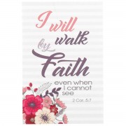 24pk -Itty Bitty Blessings I WILL WALK BY FAITH 2 Corinthians 5:7 PAPER - (Pack of 24) 24pk -Itty Bitty Blessings I WILL WALK BY FAITH 2 Corinthians 5:7 PAPER - (Pack of 24)