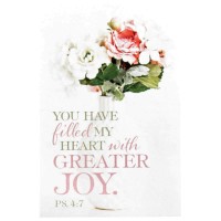 24pk -Itty Bitty Blessings YOU HAVE FILLED MY Psalm 4:7 PAPER - (Pack of 24)