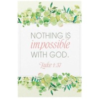 24pk -Itty Bitty Blessings NOTHING IS IMPOSSIBLE Luke 1:37 PAPER - (Pack of 24)