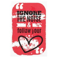 24pk -Itty Bitty Blessings IGNORE THE NOISE & FOLLOW PAPER - (Pack of 24)