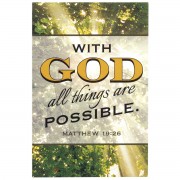 24pk -ITTY BITTY CARD WITH GOD ALL THINGS ARE - (Pack of 24)