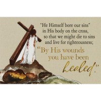 24pk -Itty Bitty Card By His Wounds - (Pack of 24) 24pk -Itty Bitty Card By His Wounds - (Pack of 24)